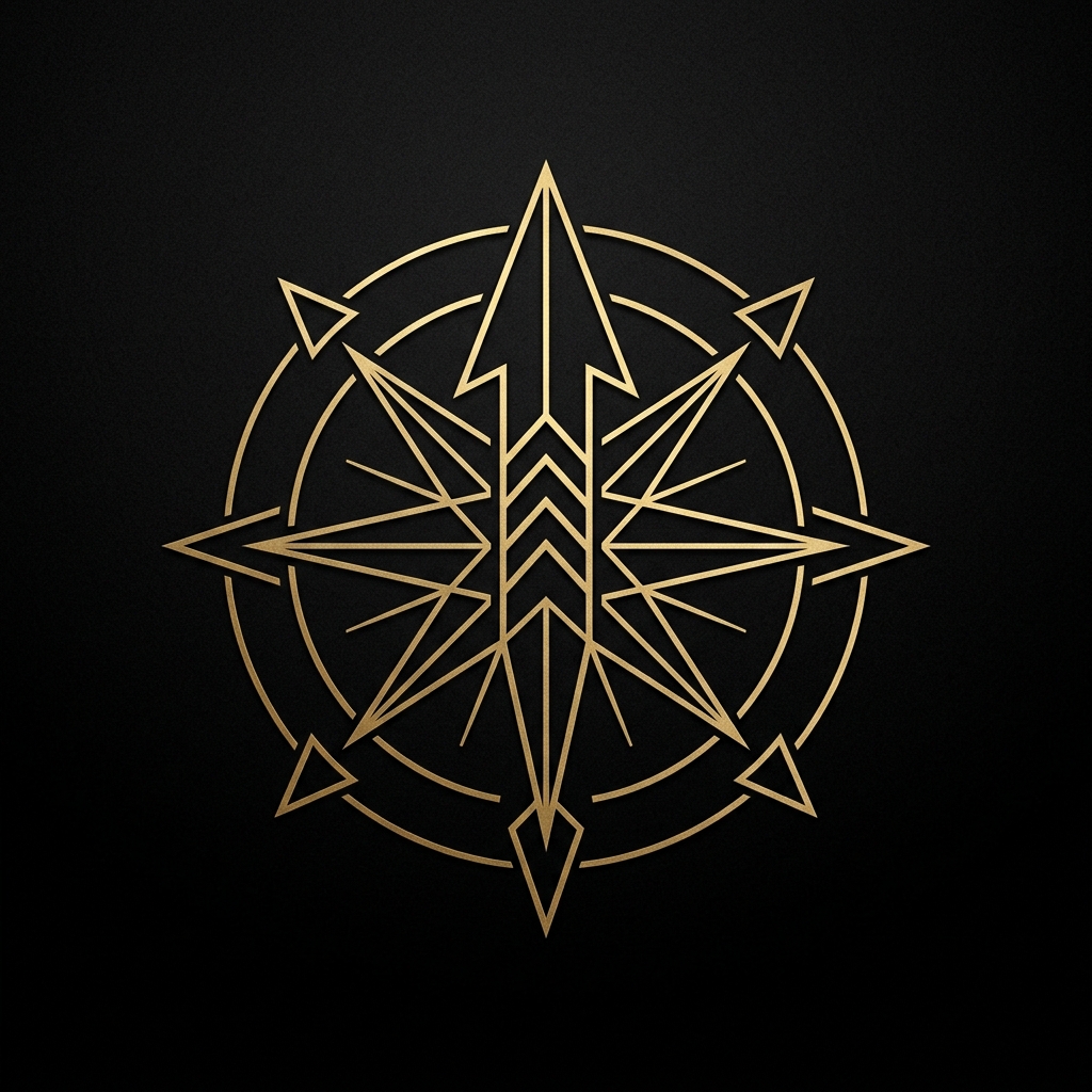 M.A.P. emblem — arrowhead and compass